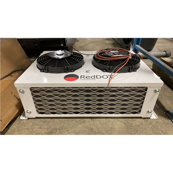RED DOT R-9725-3P HEAVY-DUTY 12V REMOTE MOUNT AIR CONDITIONING CONDENSER ASSEMBLY *WHITE-IN BOX*