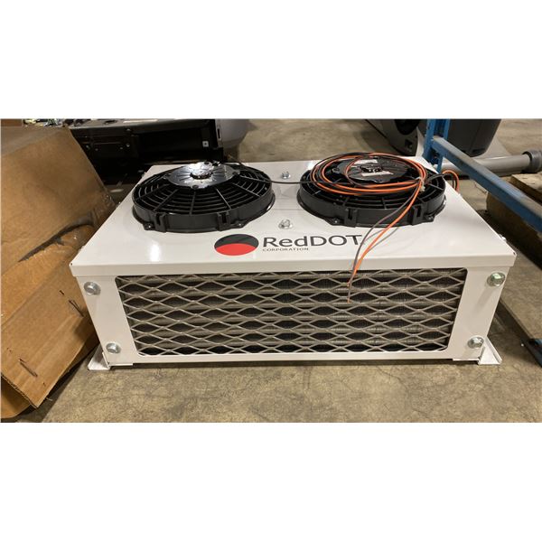 RED DOT R-9725-3P HEAVY-DUTY 12V REMOTE MOUNT AIR CONDITIONING CONDENSER ASSEMBLY *WHITE-IN BOX*