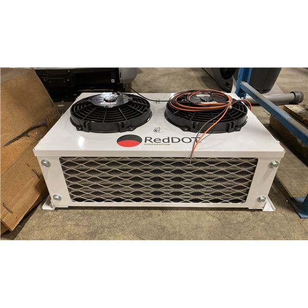 RED DOT R-9725-3P HEAVY-DUTY 12V REMOTE MOUNT AIR CONDITIONING CONDENSER ASSEMBLY *WHITE-IN BOX*