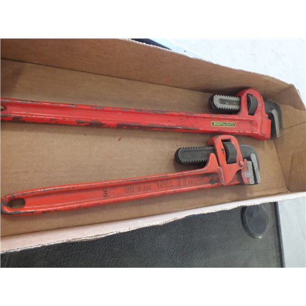 Two Pipe Wrenches