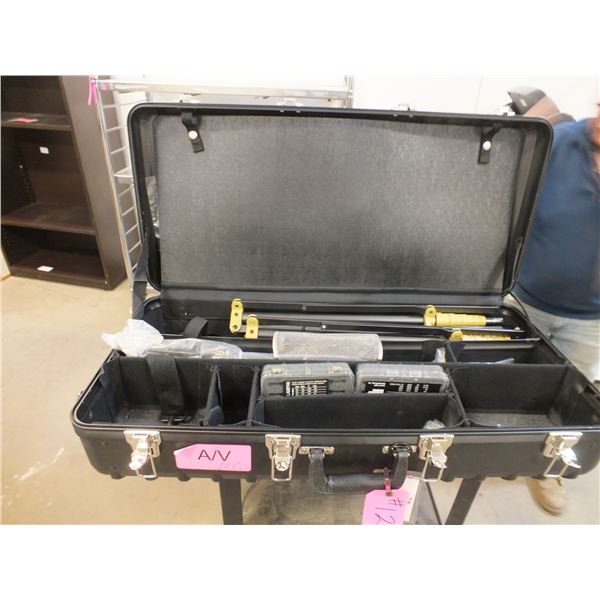 Two Photography Lights w/ Case and Tripods