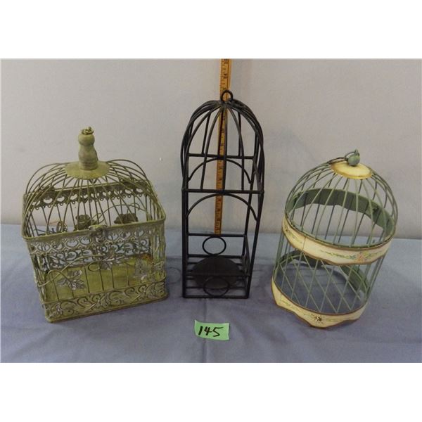 Rustic style lanterns and cages