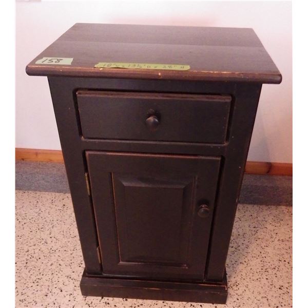 Small wood side table