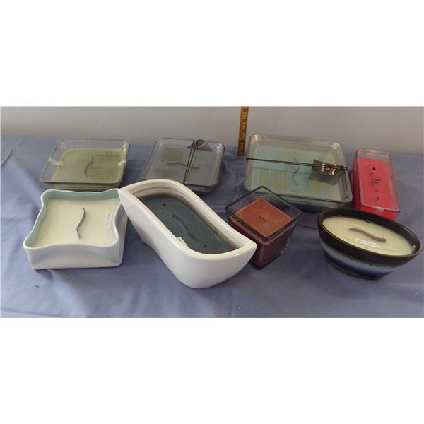 Lot of decorative candles
