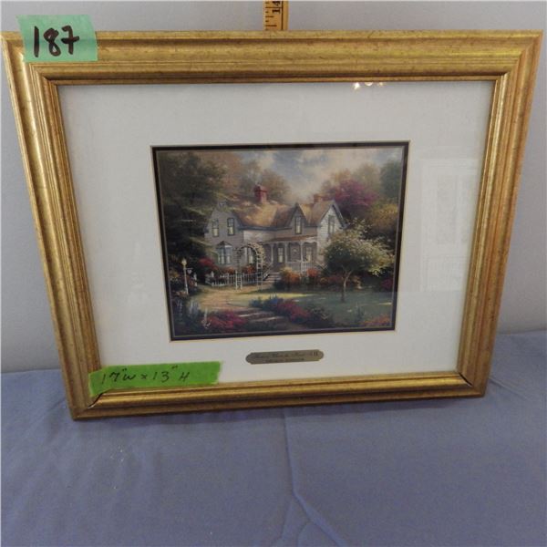 Thomas Kinkade  framed art print
