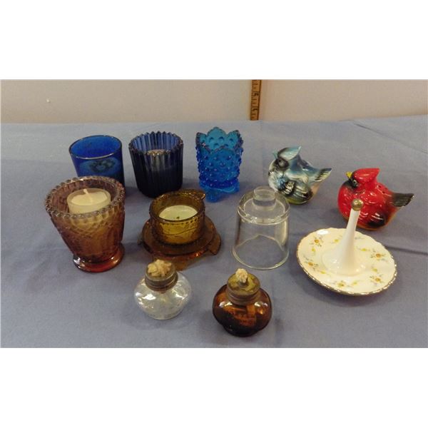 Lot with candle holders , candles et cetera