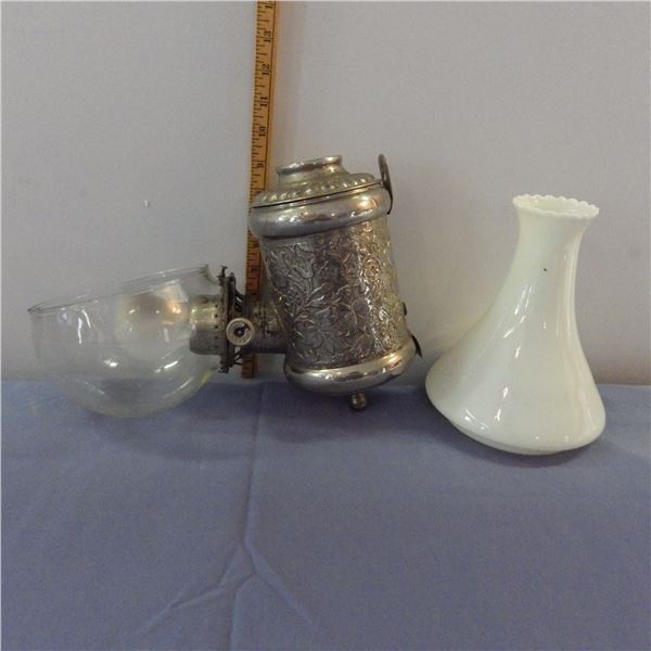 Vintage wall mount angle lamp  Has been electrified