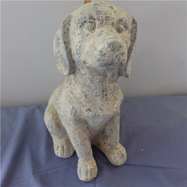 Dog sculpture