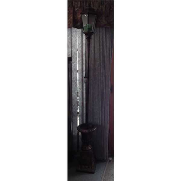 Decorative lamp post 7 feet tall