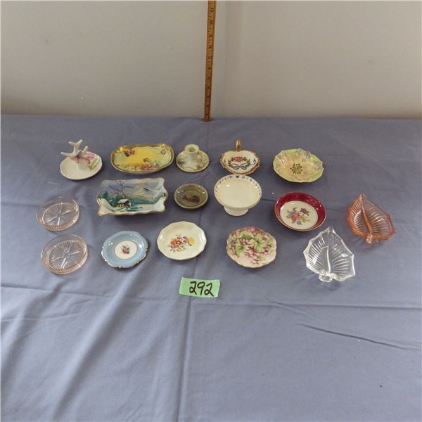 Collection of Vintage small Plates and items