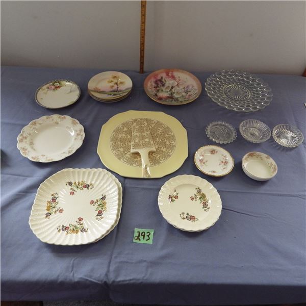 Vintage plates and platters