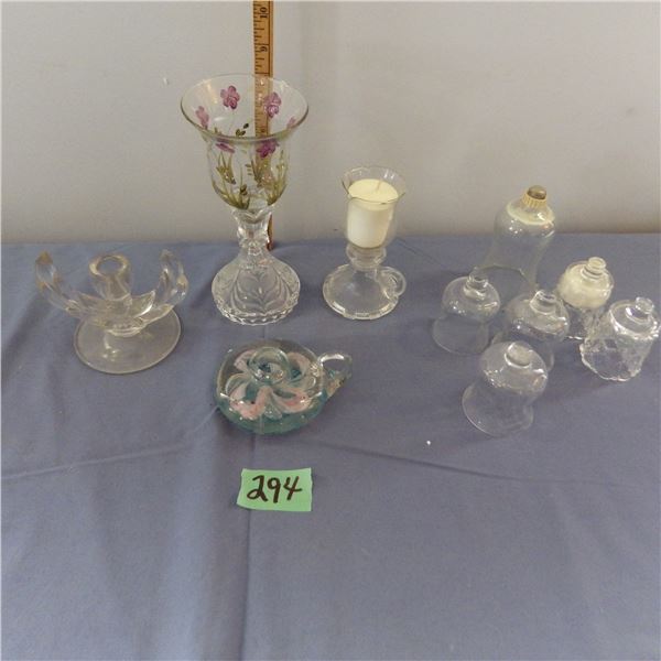 Assorted candle holders