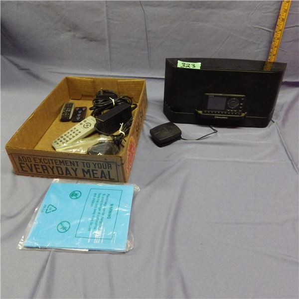 remote controls etc  and Sirius reciever