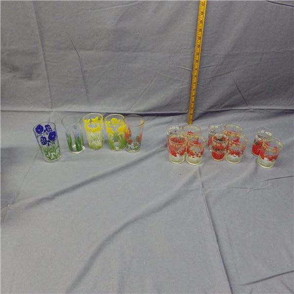 Vintage drinking glasses