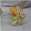 Image 2 : Vintage drinking glasses in carrying tray