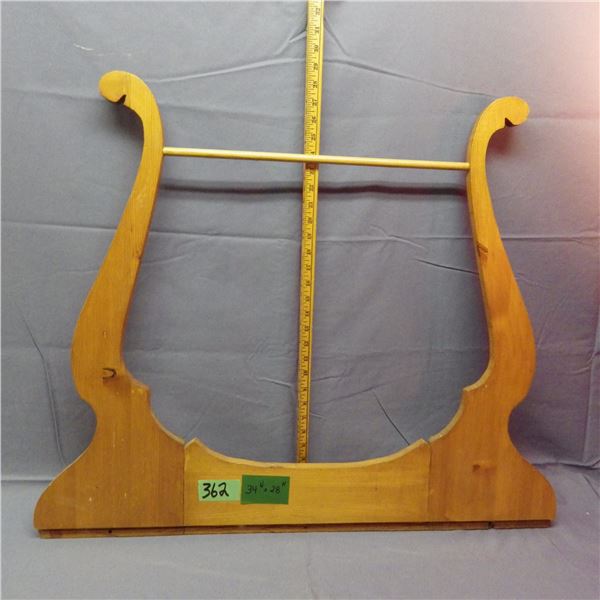 Vintage harp from washstand