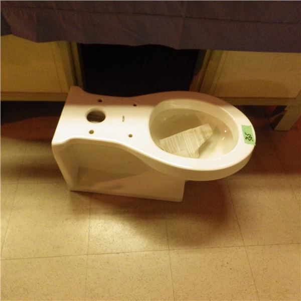 Residential toilet 3.5 gallon two piece toilet   This is a wall mount toilet