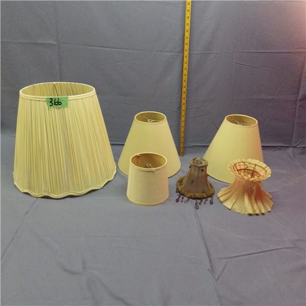 Lot of lamp shades