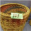 Image 4 : 2 Wicker Style baskets