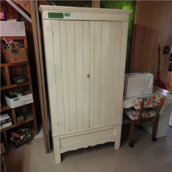 Vintage beadboard style cupboard