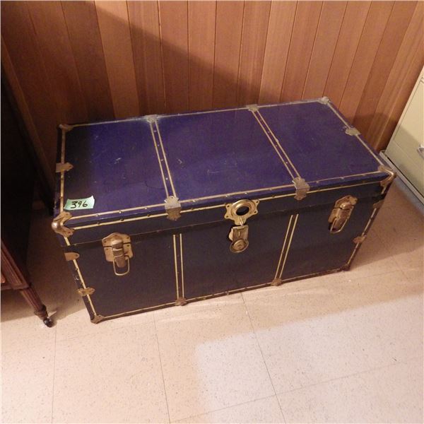 Vintage steamer trunk