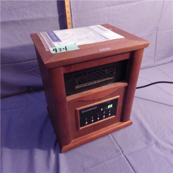 Garrison Wood Cabinet infrared heater