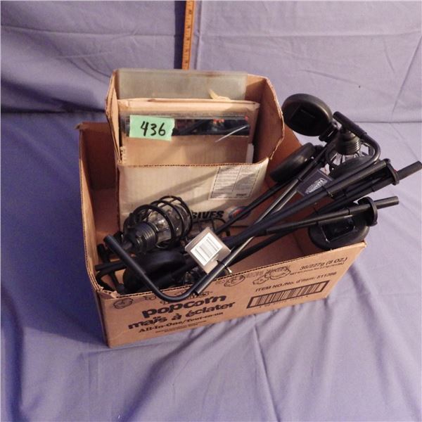 Solar lights etc