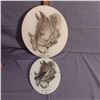 Image 1 : Oval Horse Pictures one is a clock