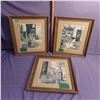 Image 1 : Lot of three framed pictures signatures noted in Photo