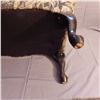 Image 4 : Vintage small rolled arm bench