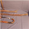 Image 3 : Lot of walking Canes and umbrella et cetera