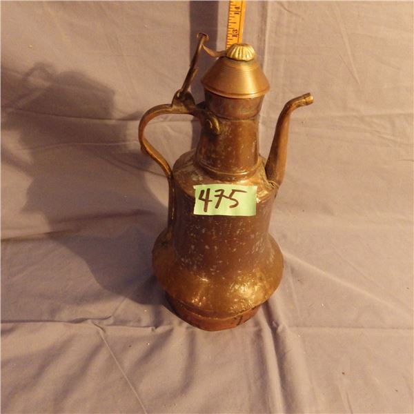 Vintage copper style kettle