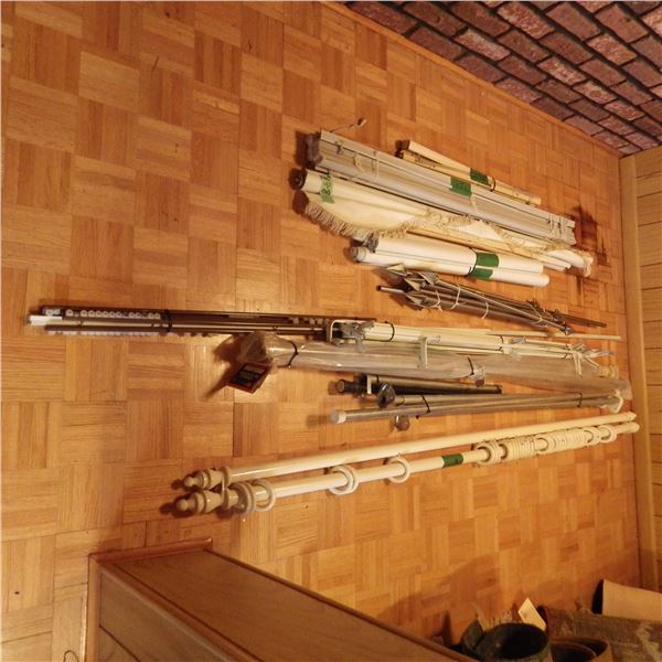 Curtain rods and rolling blinds Etcetera
