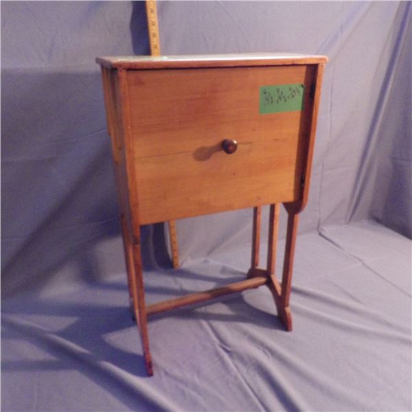 Vintage sewing storage cabinet or smokers stand