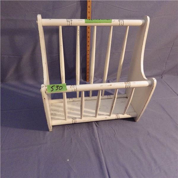 Vintage magazine rack