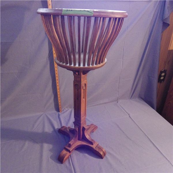 Vintage wood plant or fern stand