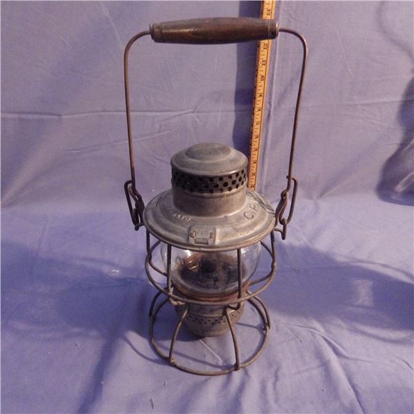 Vintage CPR switchman's lantern