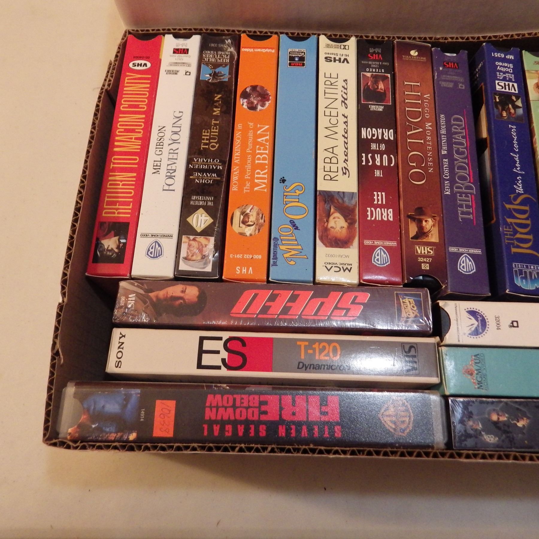 Lot of assorted VHS tapes