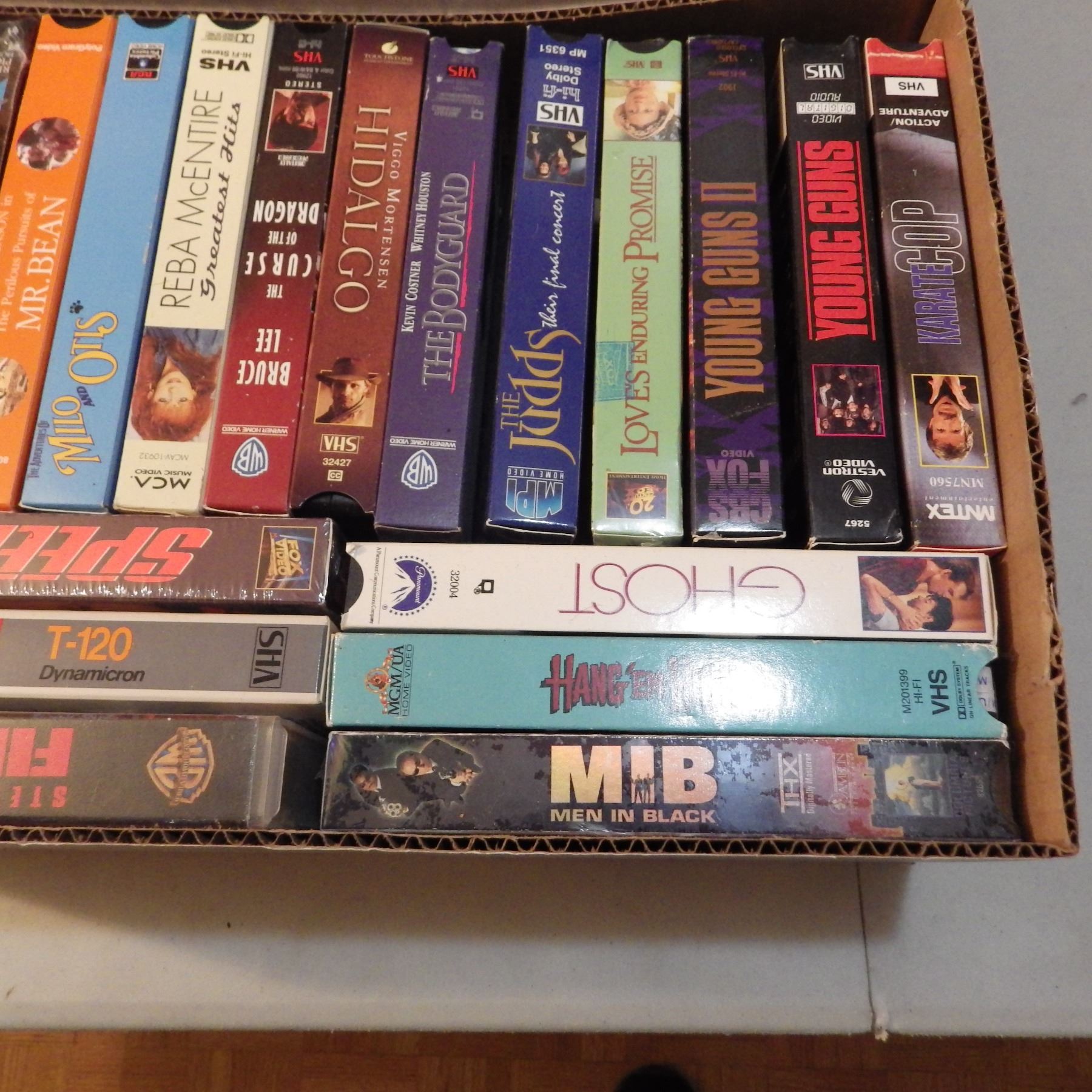 Lot of assorted VHS tapes