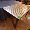 Image 3 : Wood framed table possibly teak