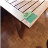 Image 4 : Wood framed table possibly teak