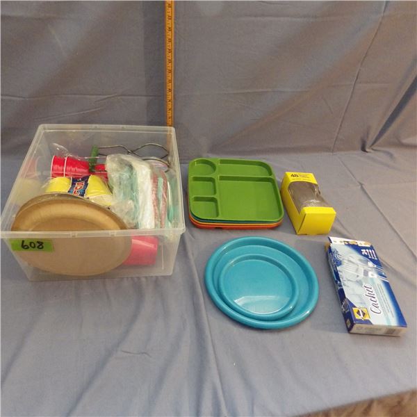 Camping plates cups and etc