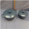 Image 1 : Heavy cast baking pots