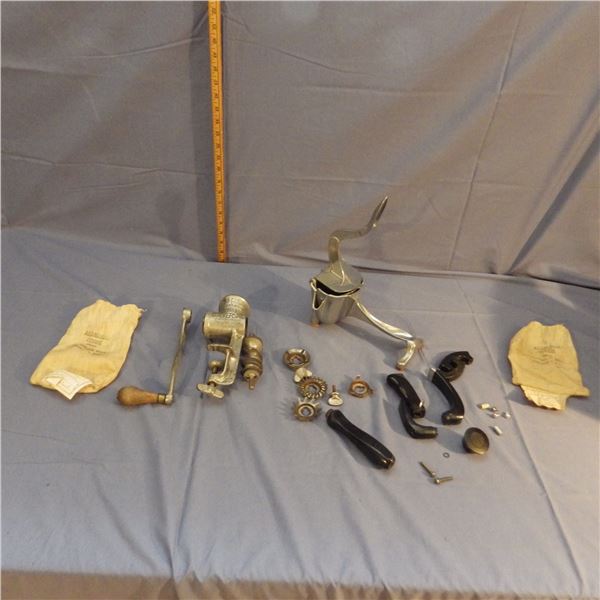 Vegetable grinder and other parts and pieces