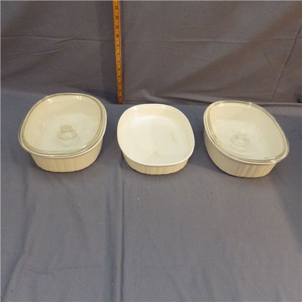 Corningware style baking dishes