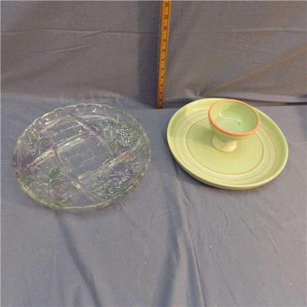 Set of two party trays
