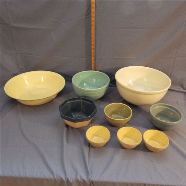 Some vintage mixing balls such as mccoy etc