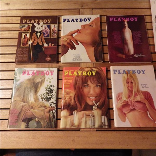 Vintage Playboy magazines 1972