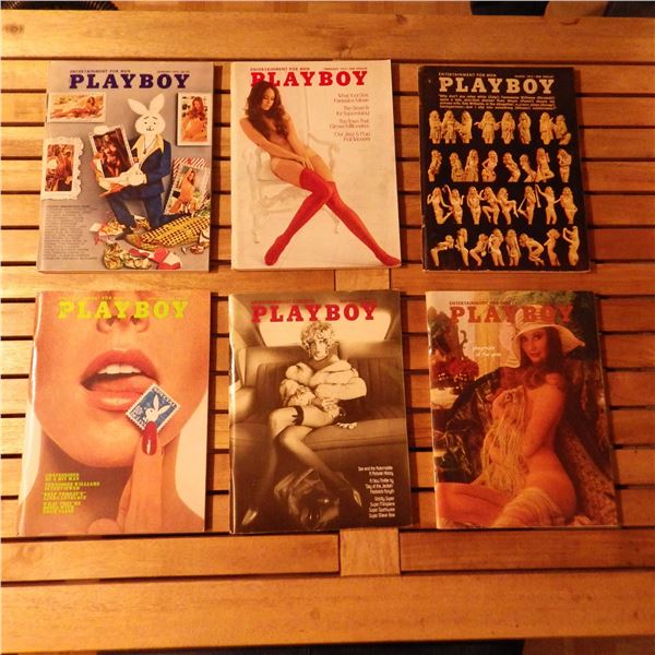Vintage Playboy magazines 1973