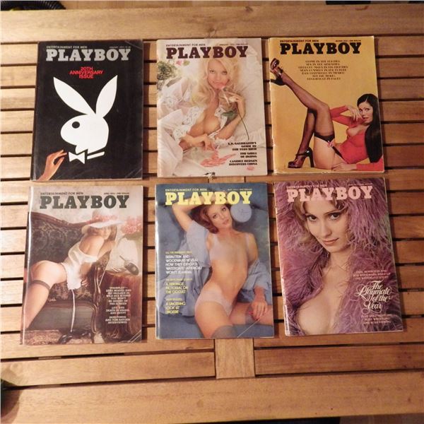 Vintage Playboy Magazine's 1974
